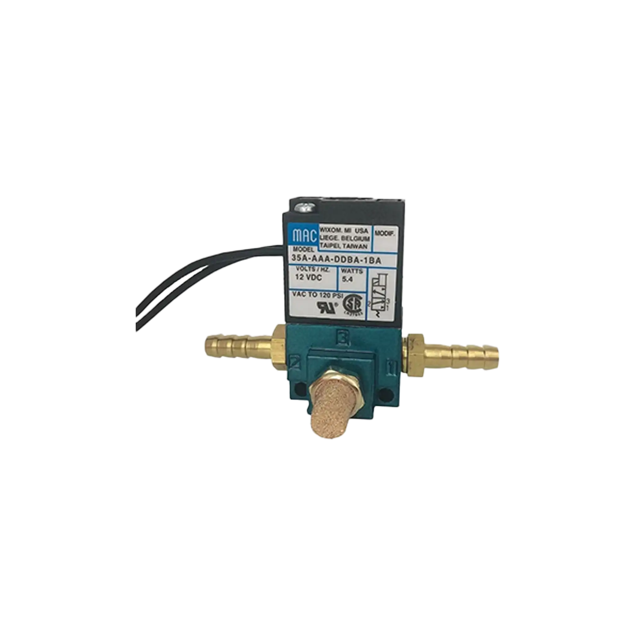 Electronic Boost Control Solenoid Valve - 12V 3 Port with Brass Kits