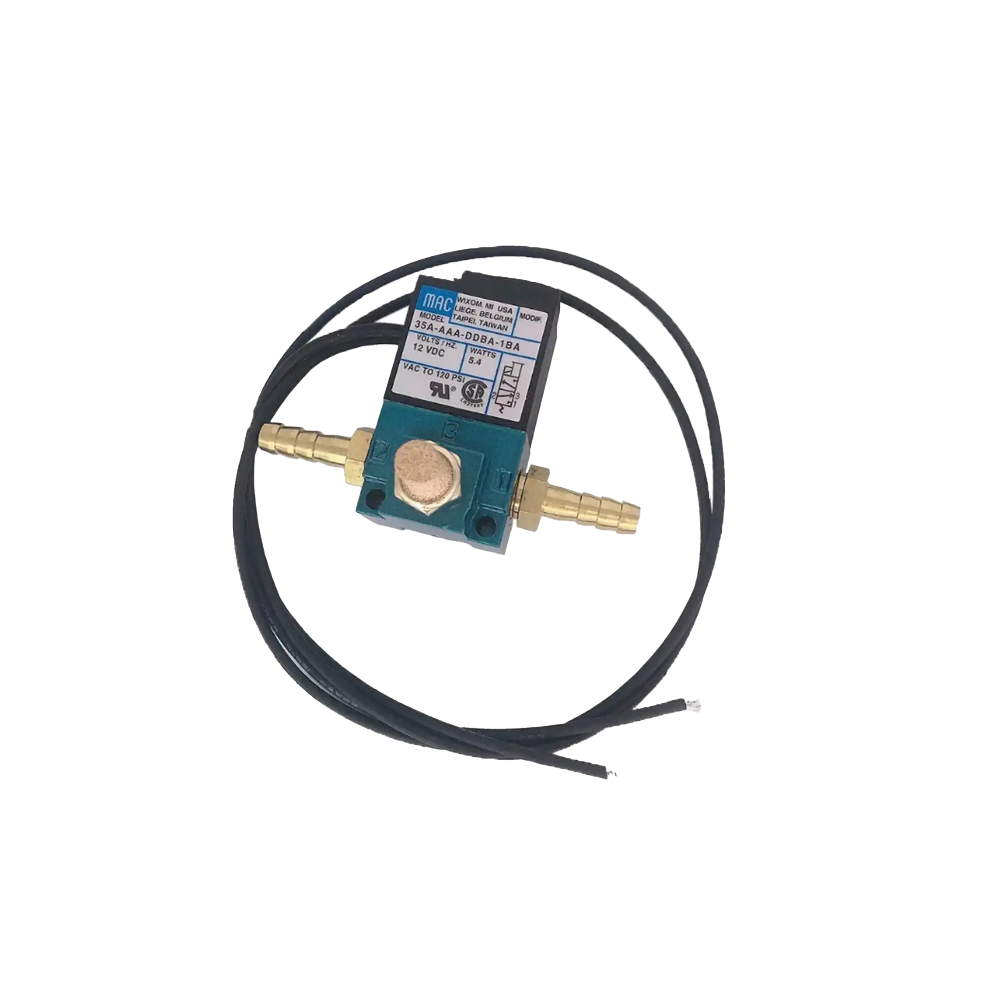 Electronic Boost Control Solenoid Valve - 12V 3 Port with Brass Kits