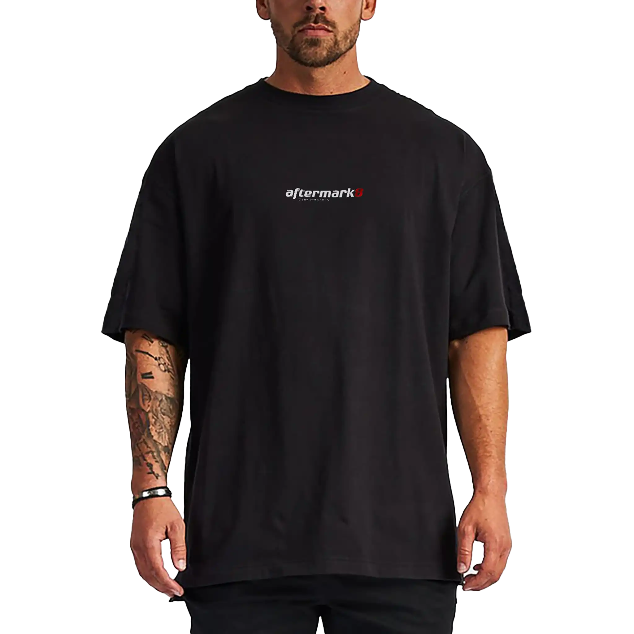 Aftermark8 Black Oversized T Shirt Unisex